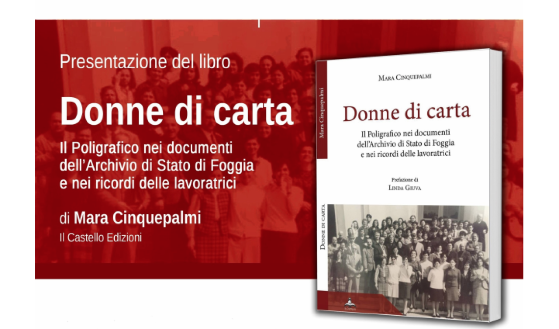 "Donne di carta" a Palazzo Dogana per ricordare la storia delle lavoratrici della "cartiera" di Foggia