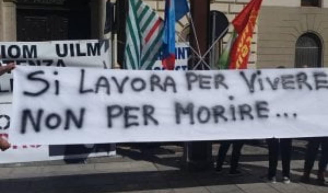 Sicurezza sul lavoro, Cgil, Cisl e Uil di Basilicata proclamano lo sciopero e scendono in piazza