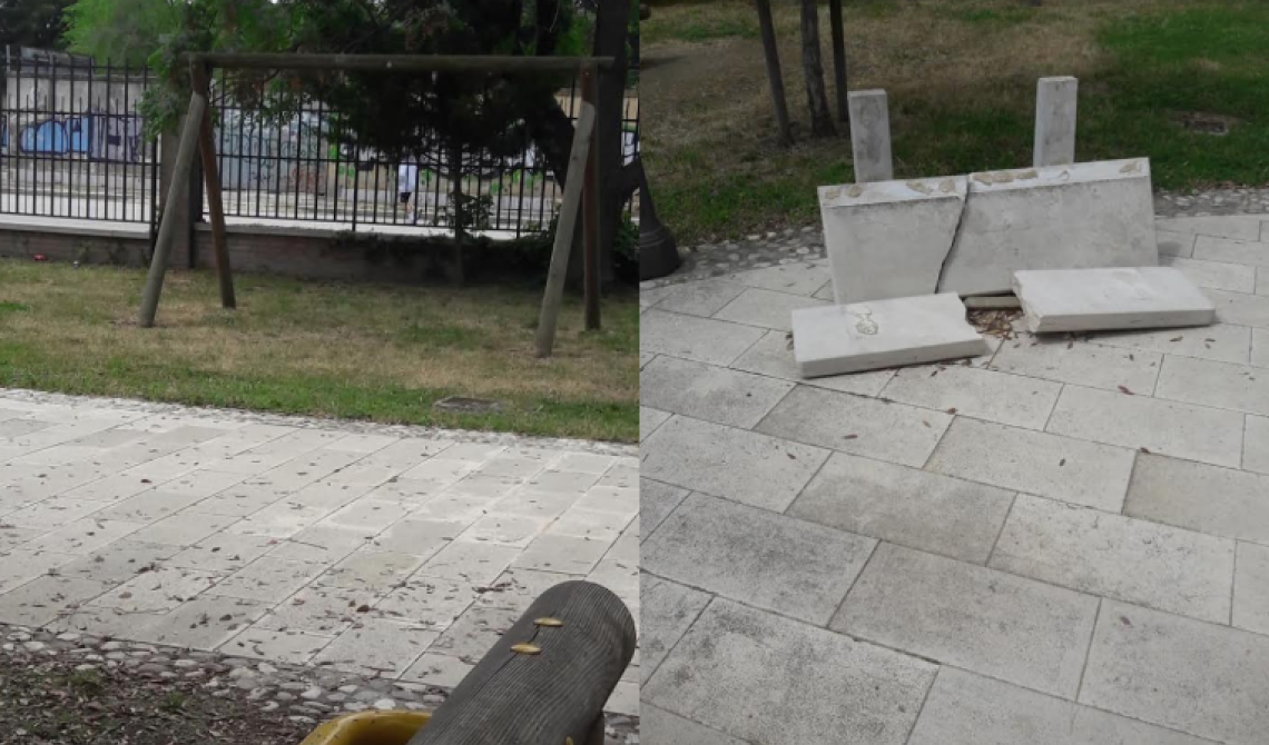 Forza Nuova: «Insostenibile il degrado della villa comunale a Foggia»