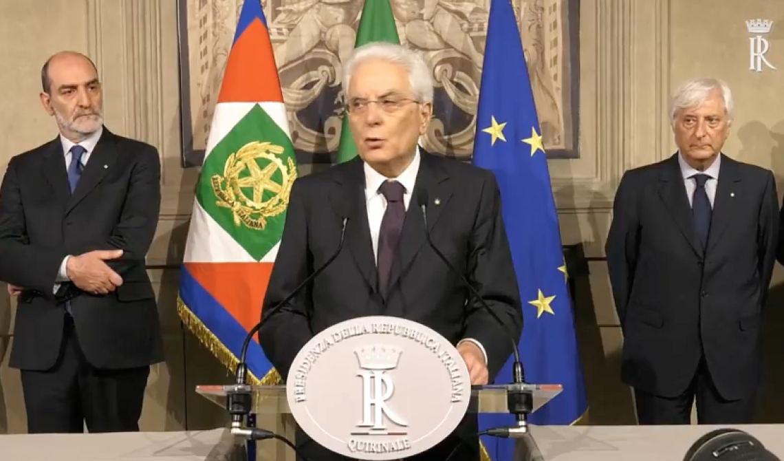 Mattarella: «Ho fatto tutto il possibile, a breve una mia decisione»