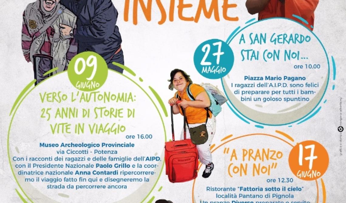 Aipd, a Potenza il convegno "Verso l'autonomia: 25 anni di storie di vite in viaggio"