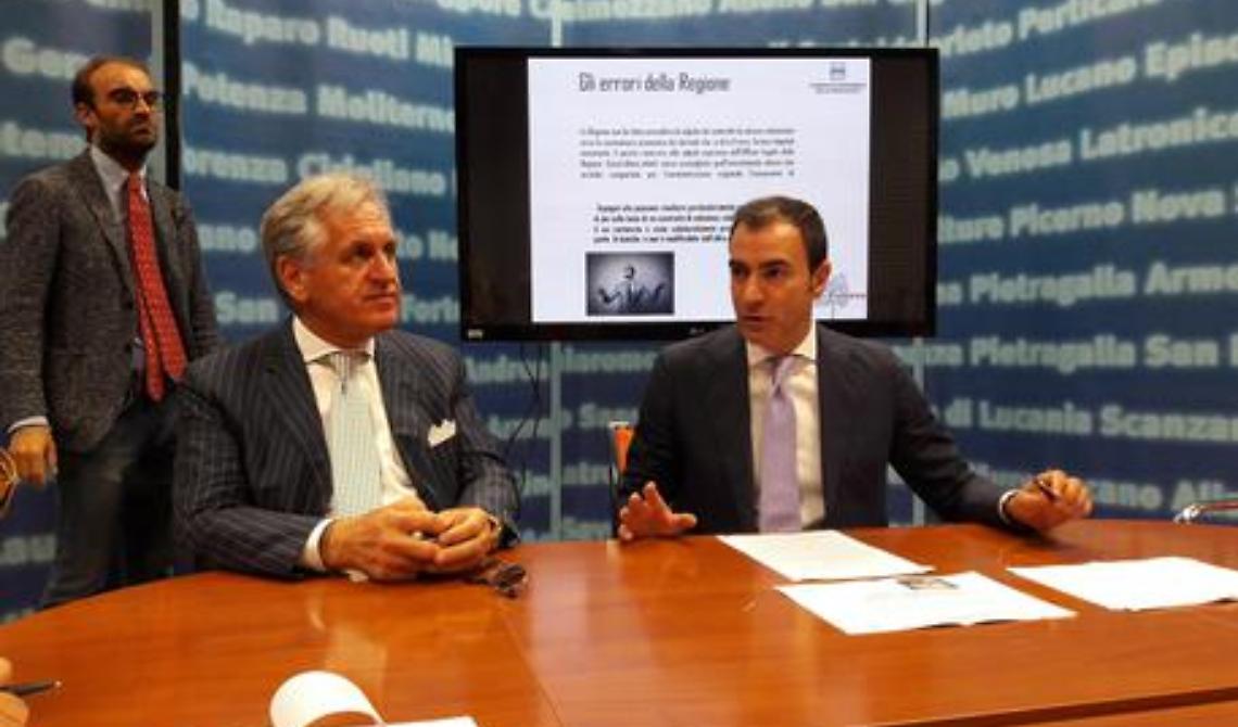 Contratti derivati Basilicata, Napoli e Castelluccio (FI): «Vicini alla fine»