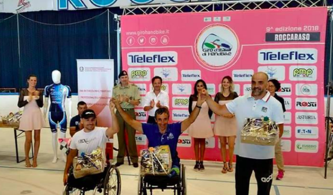 Giro d'Italia in Handbike, il lucano Marcantonio conquista il terzo posto
