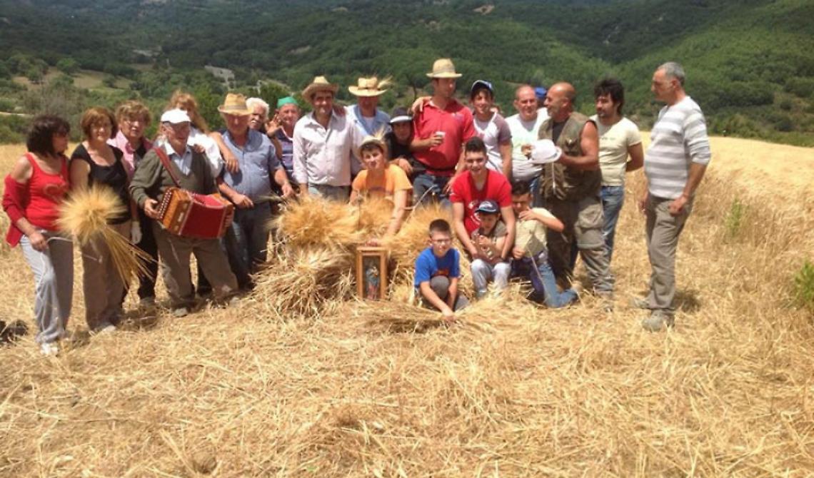 Teana, ripetuto il rito antichissimo delle “gregne”