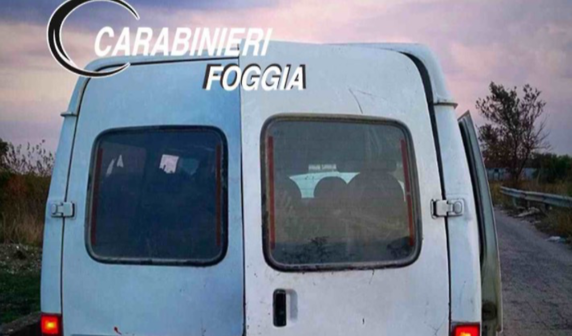 Cerignola, nella lotta al caporalato i Carabinieri sequestrano furgone "killer"