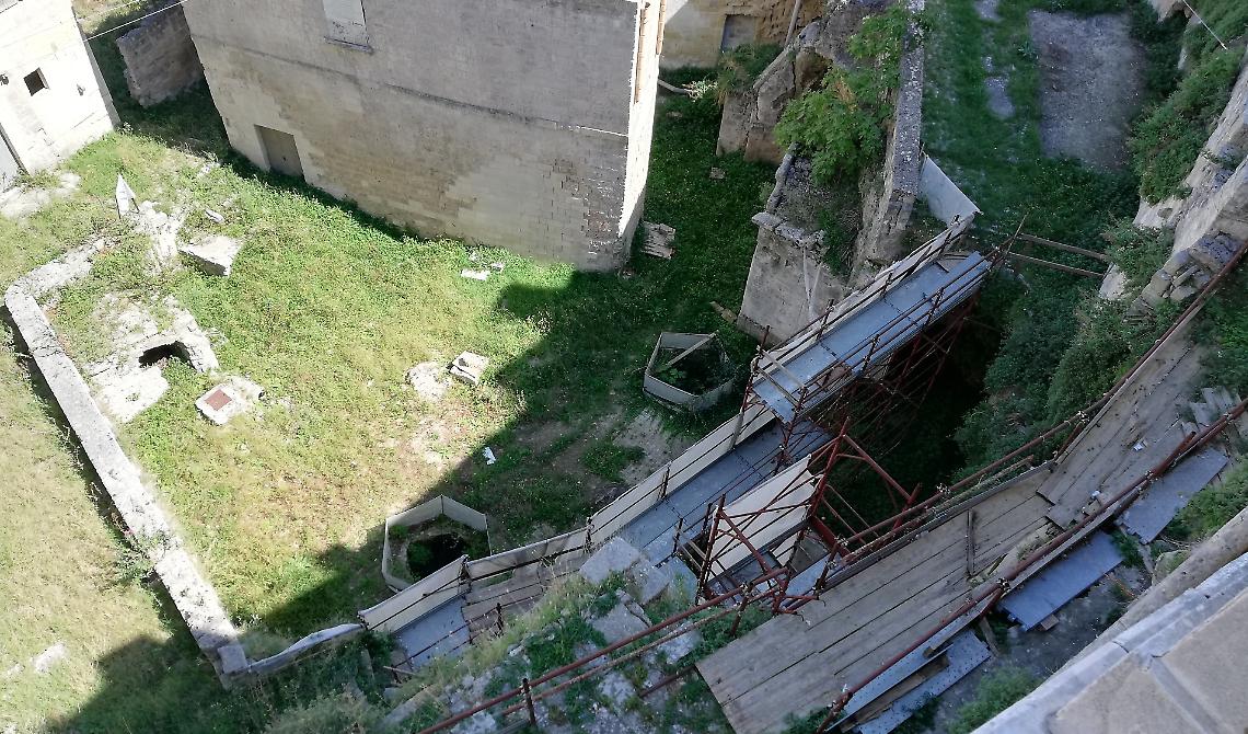 Matera, avviato il cantiere per la riqualificazione di Calata e Recinto Ridola 