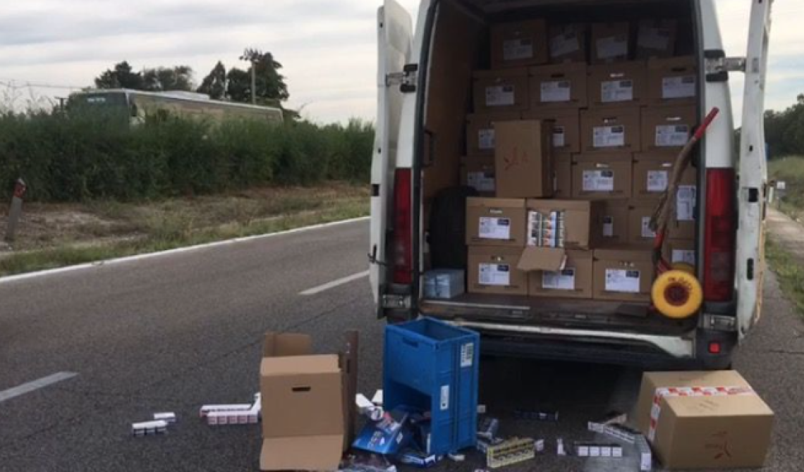 Ss89: assalto ad un tir carico di sigarette