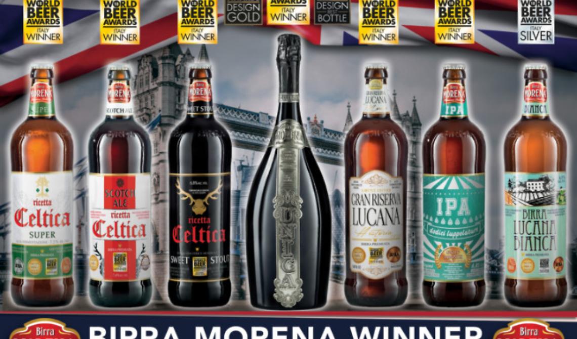 World Beer Awards di Londra, tre medaglie d'oro per la lucana Birra Morena 