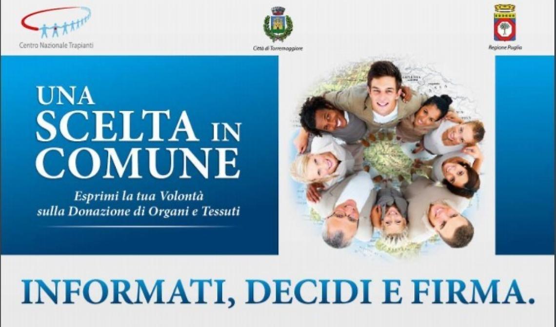 A Torremaggiore è possibile pronunciarsi in merito alla donazione di organi post mortem