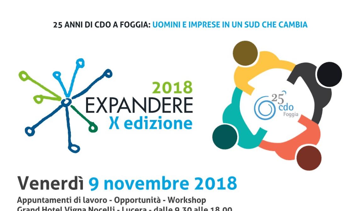 Venerdì 9 novembre torna Expandere, l'evento di Compagnia delle Opere dedicato alle imprese