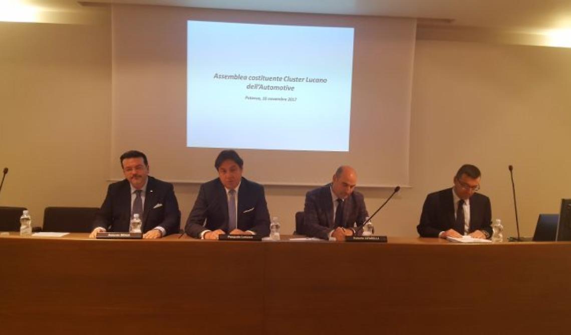 Cluster Lucano Automotive, conclusa la fase di costituzione