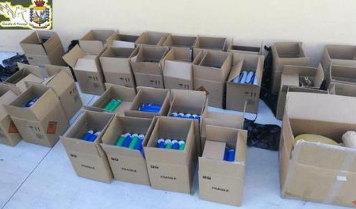 Botti di Capodanno, sequestrati 400 kg nel Materano 