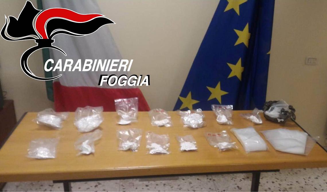 Un chilo di coca tra le cialde del caffè: arrestato titolare di un bar di San Severo