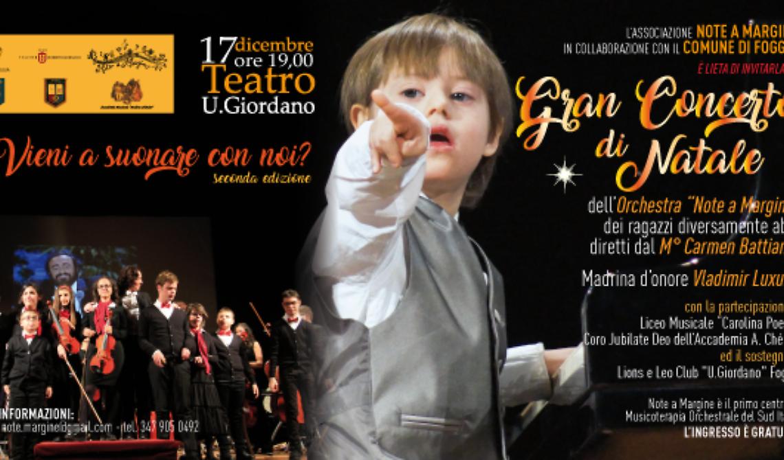 Al Giordano il gran concerto di Natale "diversamente abile"  di "Note a margine"