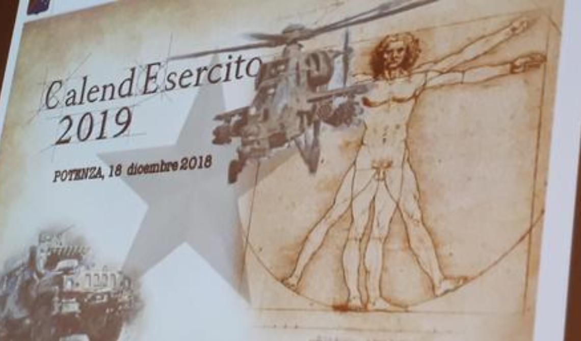 Presentato oggi a Potenza il "CalendEsercito 2019" dedicato a Leonardo da Vinci 