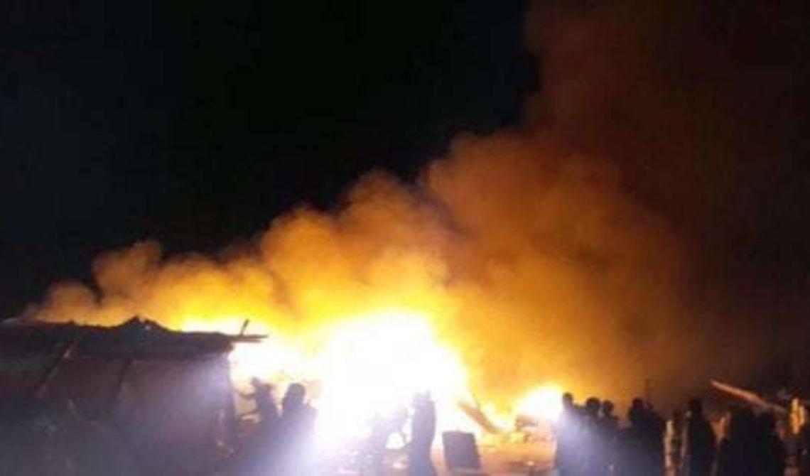 Borgo Mezzanone: incendio nella pista abusiva, non ci sono feriti 