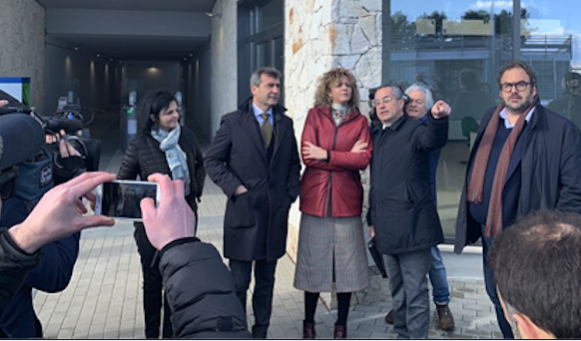Matera, ecco l'ennesima visita della mattatrice Lezzi: le foto dei sopralluoghi