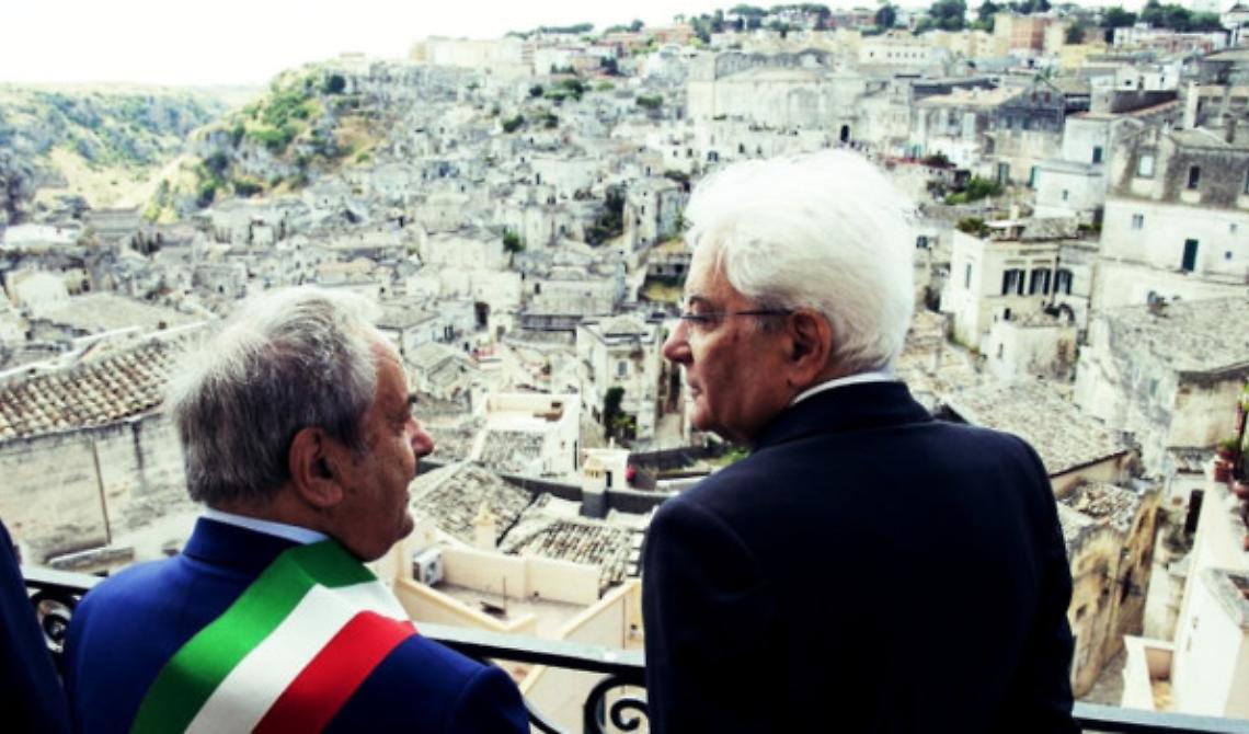 Cerimonia inaugurale Matera 2019, il sindaco di Matera ringrazia Mattarella e  Conte per la loro presenza 