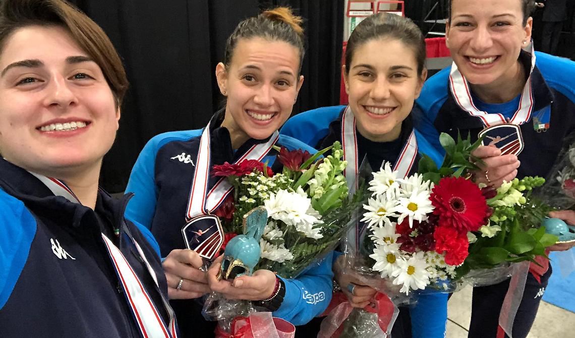 Martina porta a casa il bronzo nella Coppa del mondo di sciabola a Salt Lake City