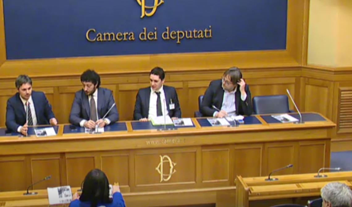 Il giornalista Amendolara ieri a Montecitorio per un report sulla trasparenza delle Ong