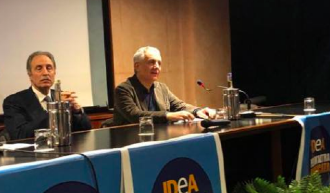 Quagliariello a Potenza per sostenere la lista di Nicola Benedetto: «Abbattere il muro della regione rossa»