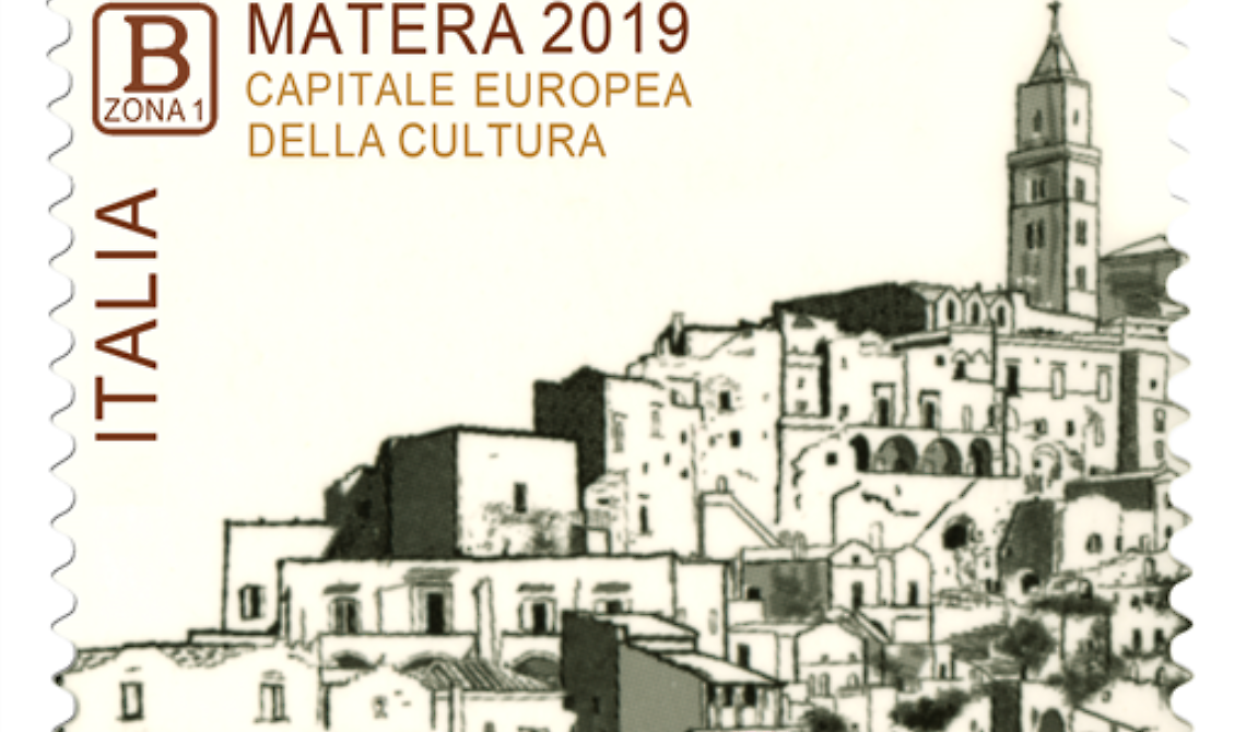 Matera 2019, emesso il francobollo celebrativo della Capitale europea della cultura