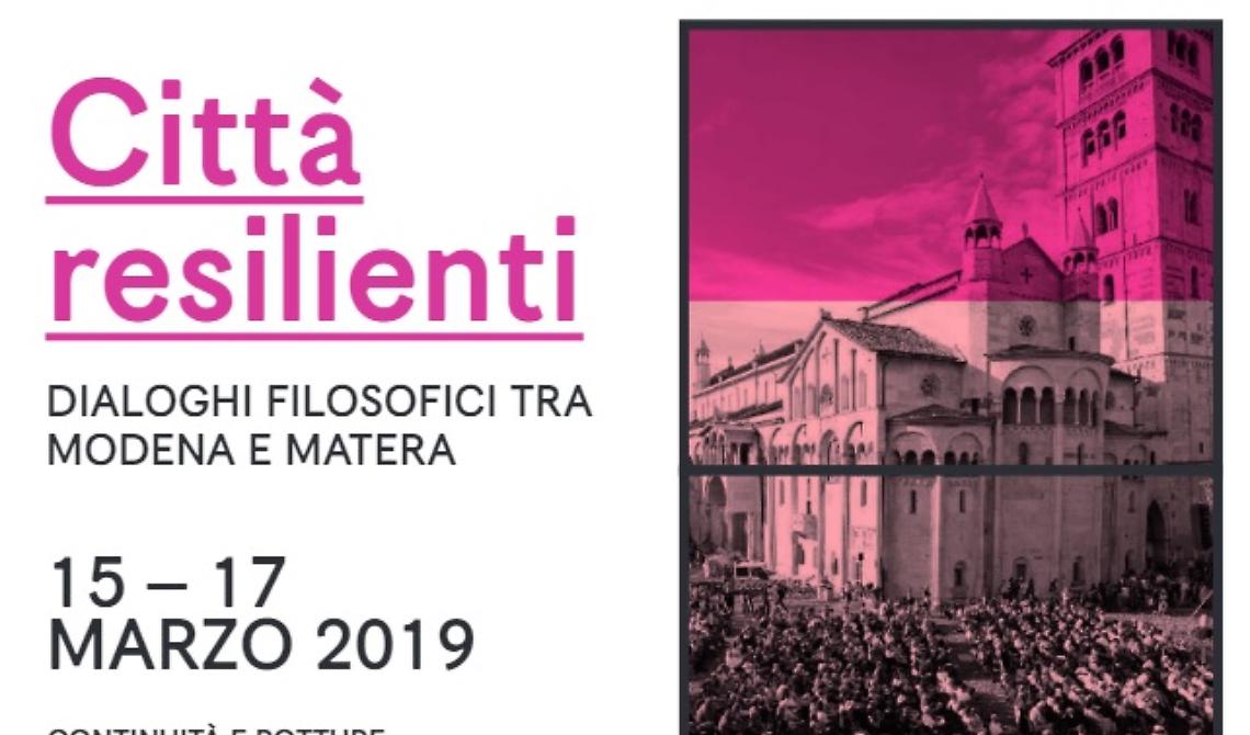 Matera 2019 apre le porte al Festivalfilosofia di Modena