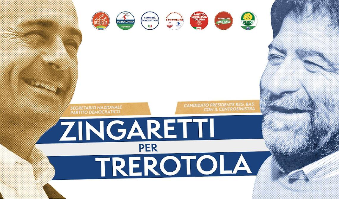 Lunedì Zingaretti a Potenza a sostegno di Trerotola