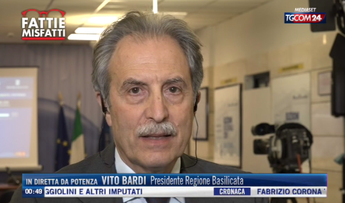 Trerotola è un signore, Bardi: «Sono contento che mi abbia chiamato, non posso dire lo stesso dei 5 Stelle»