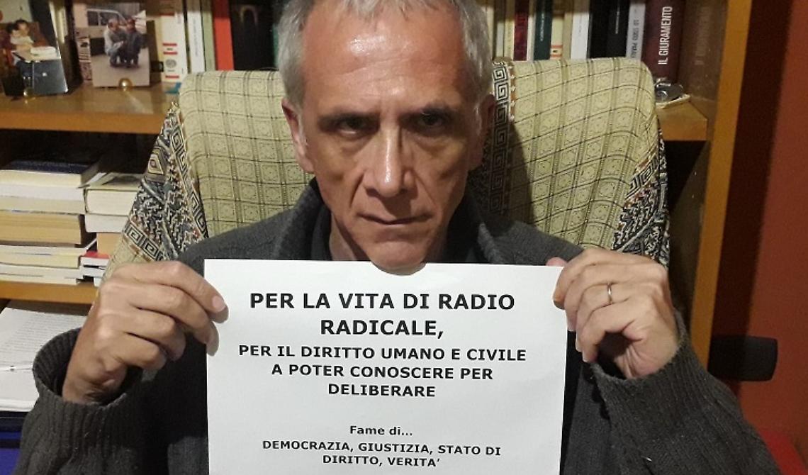 Governo non rinnova la convenzione a Radio Radicale, Bolognetti fa sciopero della fame