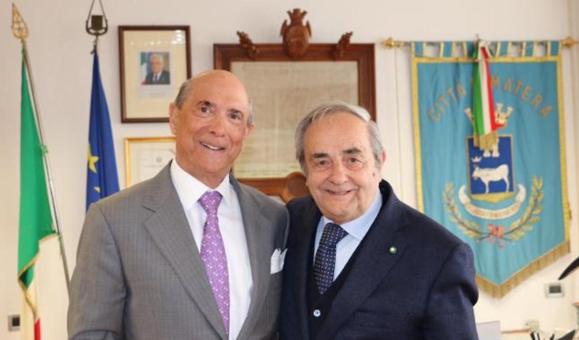 L'ambasciatore degli Stati Uniti in visita a Matera