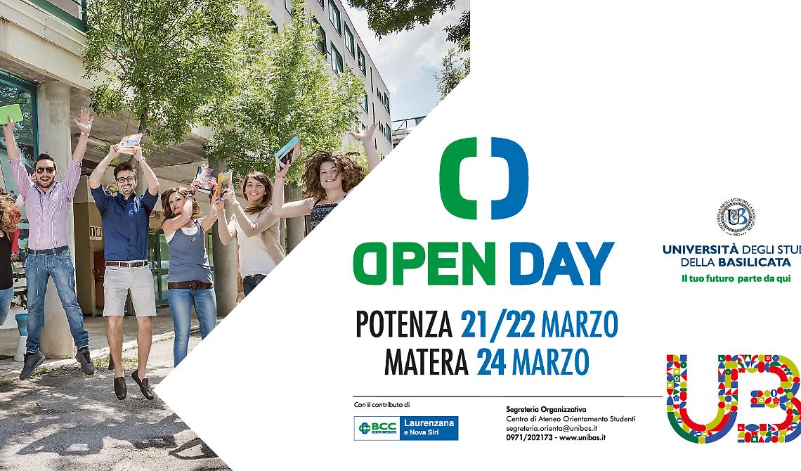 Unibas, tornano gli Open day per le future matricole