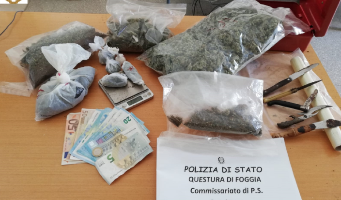 Sannicandro Garganico, la Polizia di San Severo becca il fornaio con le mani impastate di droga