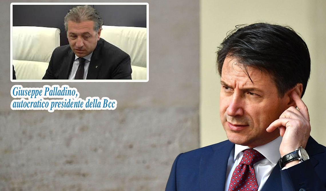 Conte a San Giovanni Rotondo per festeggiare (con un anno di ritardo) i 100 anni della BCC