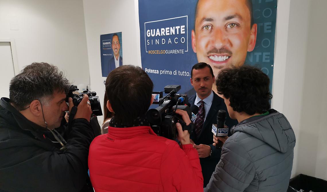 Il ballottaggio a Potenza, Guarente come un treno: «Nessun apparentamento, vincerà la squadra»