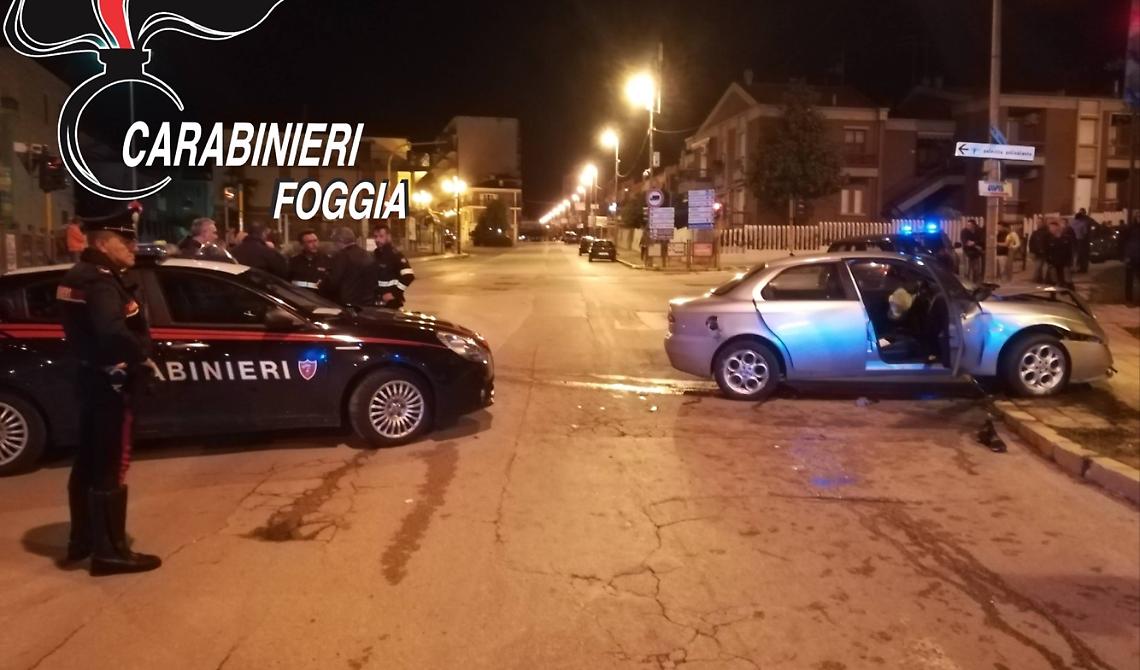 Inseguimento a Torremaggiore: arrestato 31enne