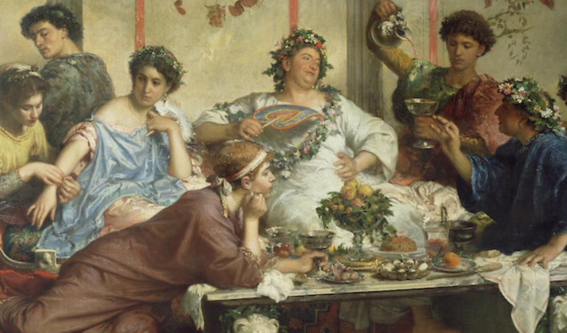 ‘Vomitano per mangiare, mangiano per vomitare’, la bulimia nell’antica Roma