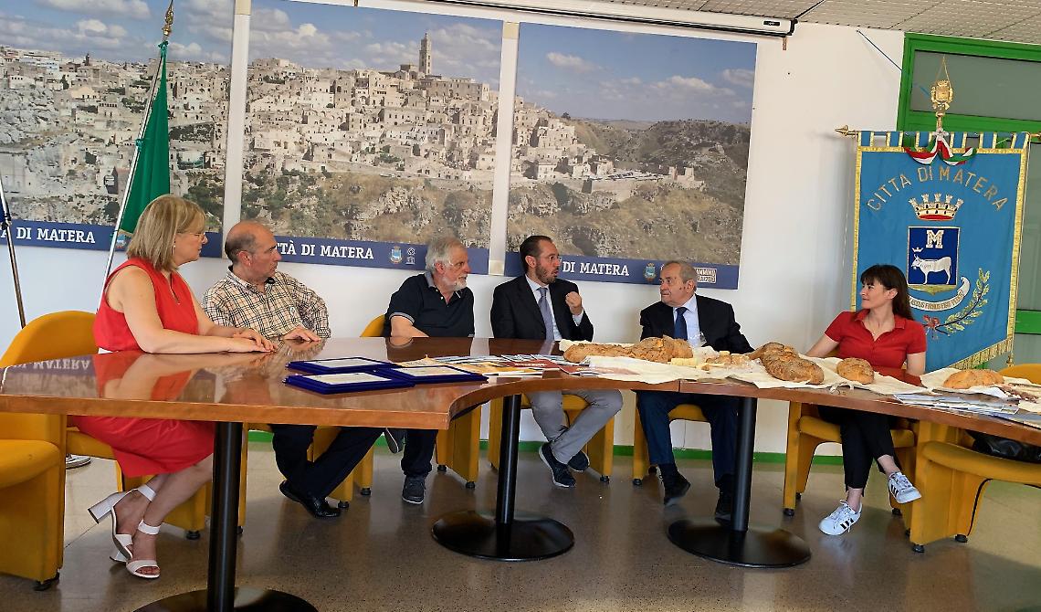 Delegazione del Comune siciliano di Campofranco in visita a Matera