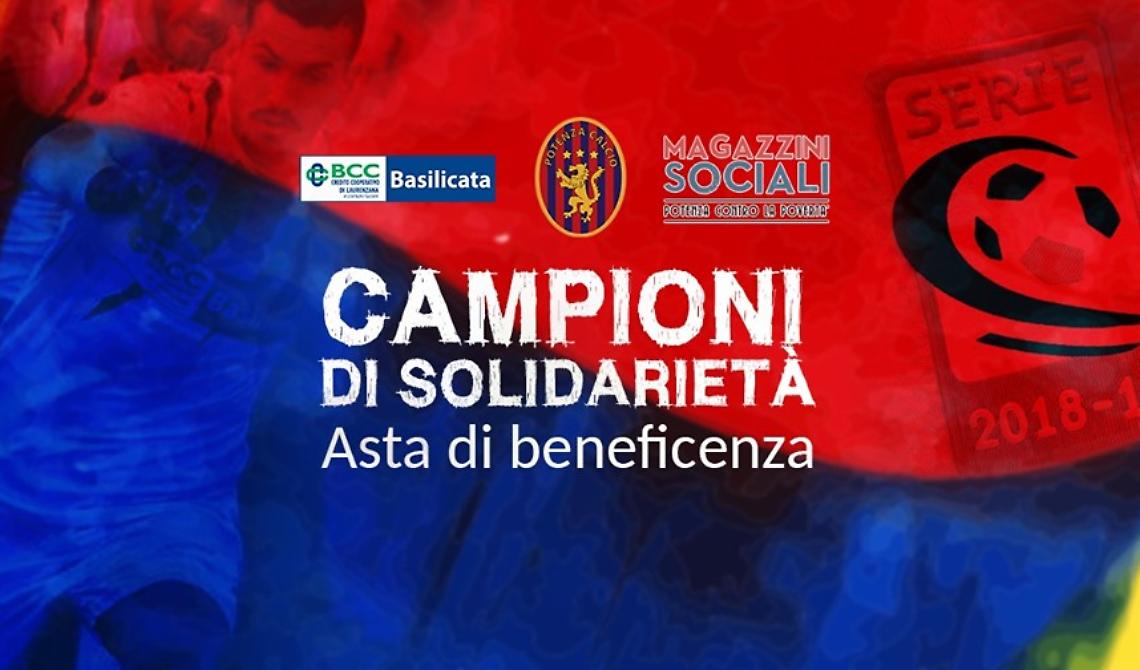 Il Potenza calcio si schiera  al  fianco della solidarietà
