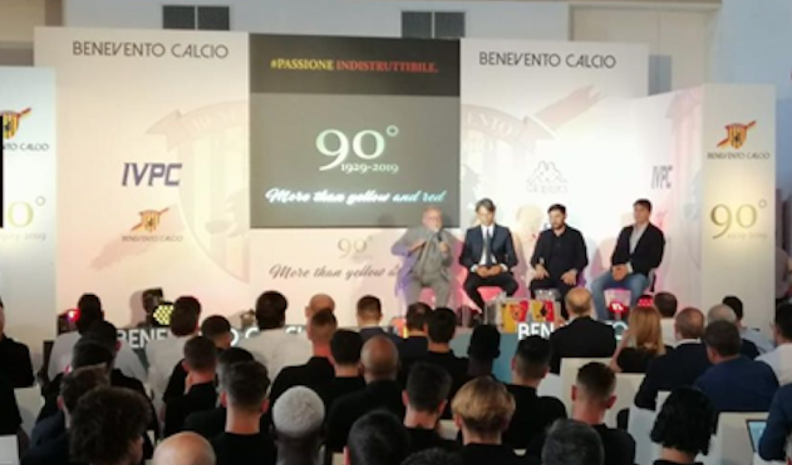 Il Benevento presenta Inzaghi: «La serie A cercherò di conquistarla sul campo»
