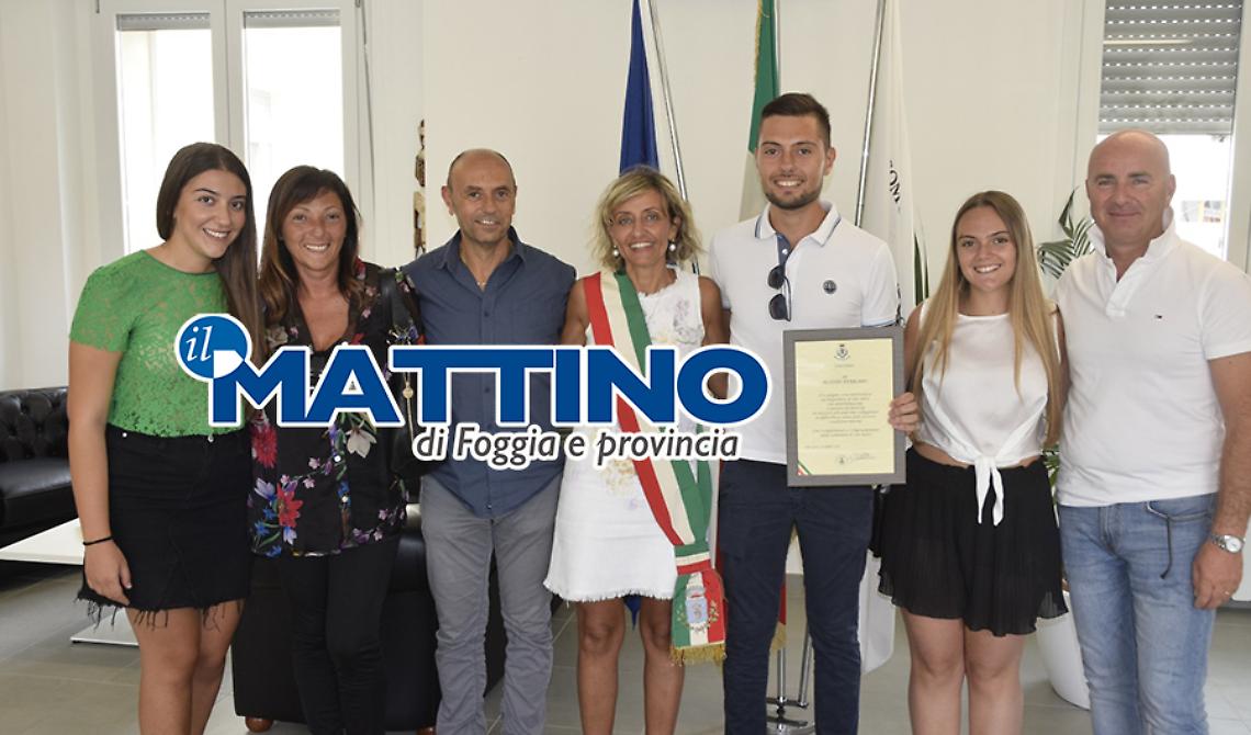 Elogi ad un militare di Cerignola da parte del sindaco di San Salvo per aver salvato la vita a due marocchini in mare