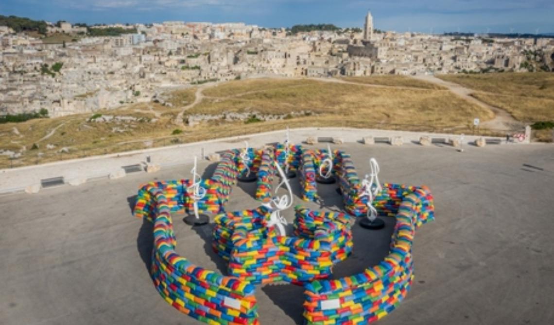"Giardino di Zyz", a Matera l'installazione dell'artista Meggiato