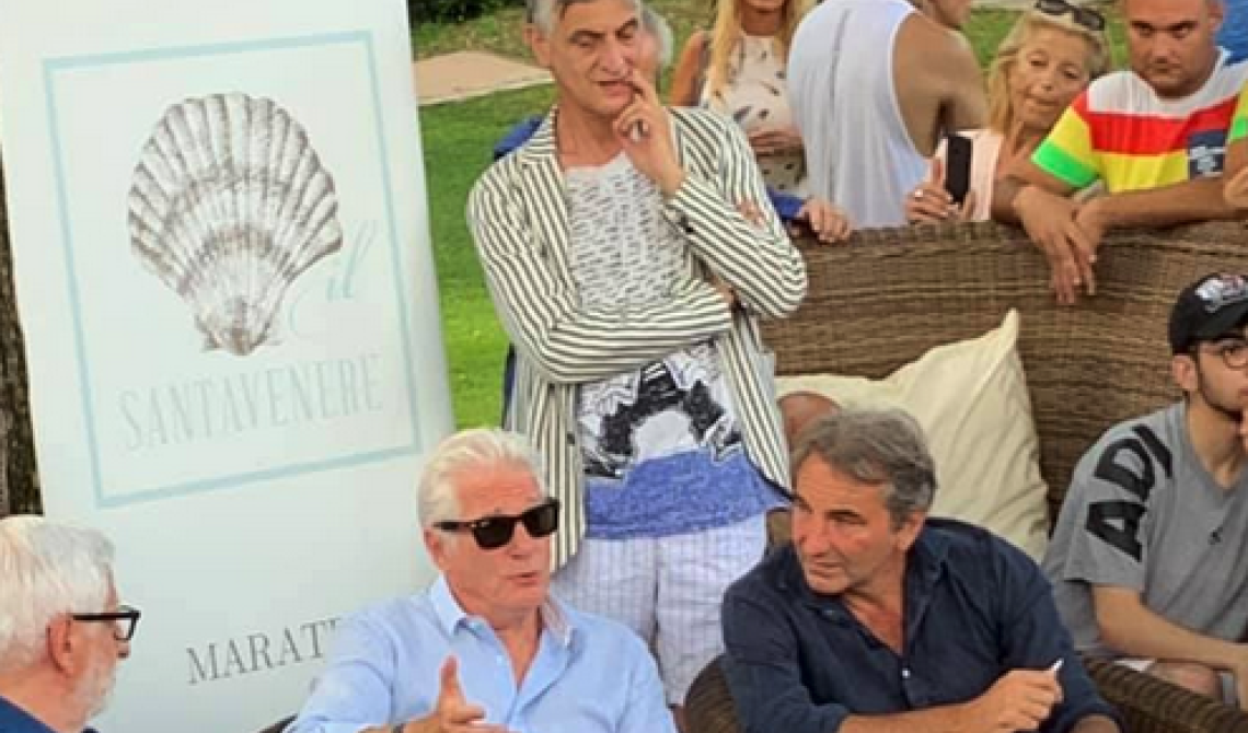 Richard Gere a Maratea dice la sua sull'immigrazione: «No all'odio»