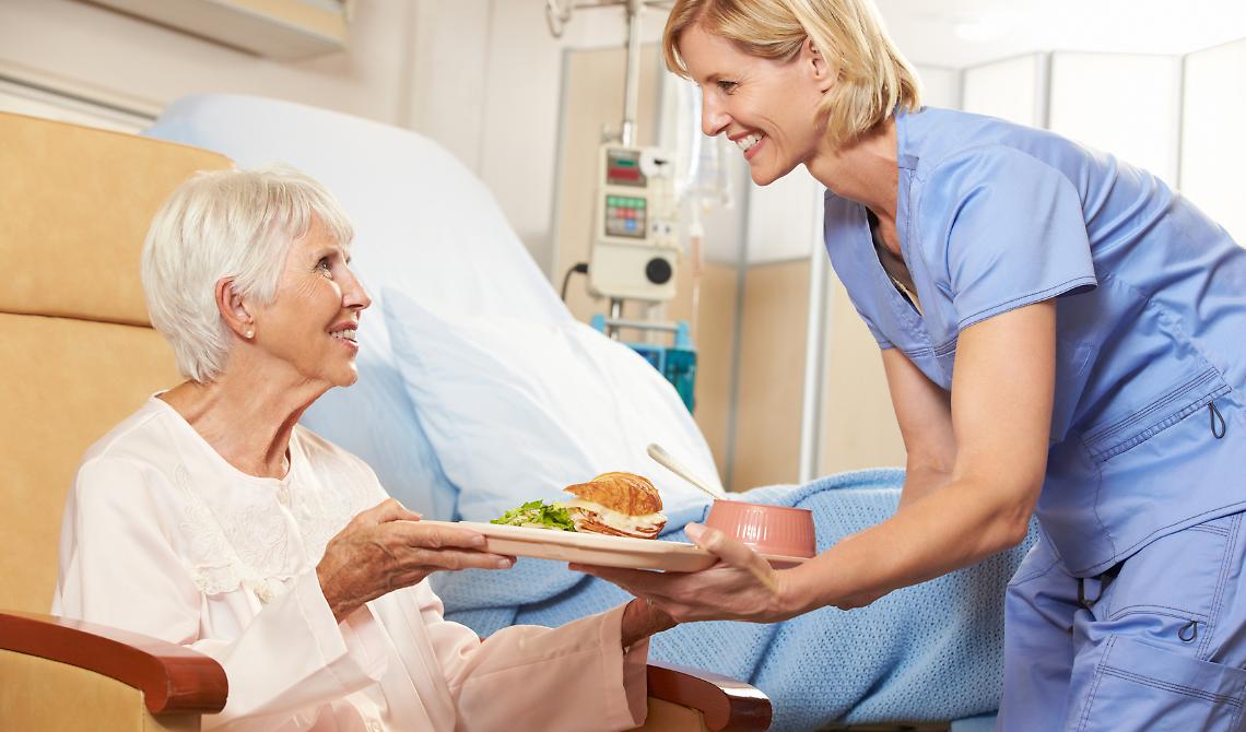 Non è il ristorante ma il pasto personalizzato in ospedale aiuta a stare bene