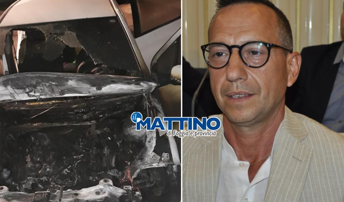Incendiano l'auto del vice presidente del Consiglio comunale di Foggia Giuseppe Faticato, dei 5 Stelle