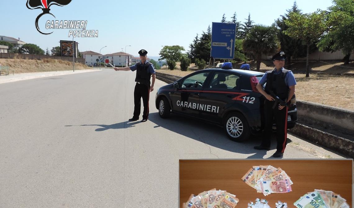 Con droga e soldi in auto, 48enne di Cerignola tenta di investire i Carabinieri a Palazzo San Gervasio