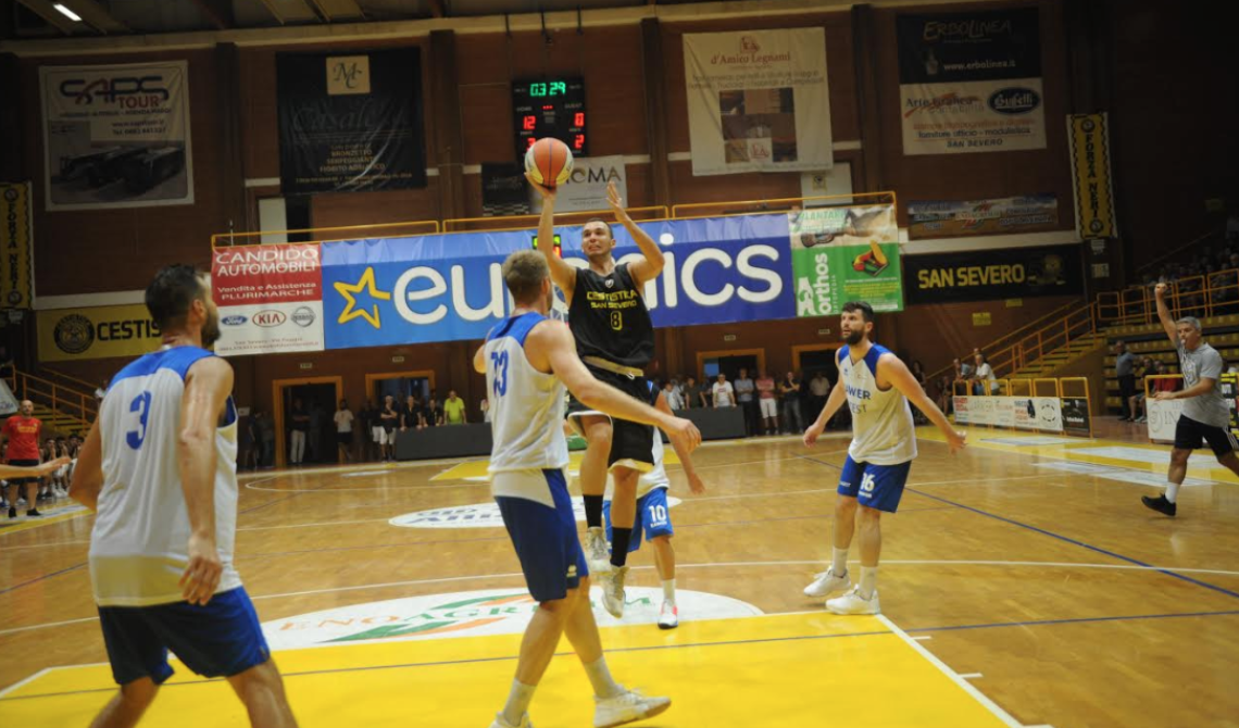 Basket, rodaggio amichevole dell'Allianz Pazienza San Severo con l'Olimpia Matera: 88-88
