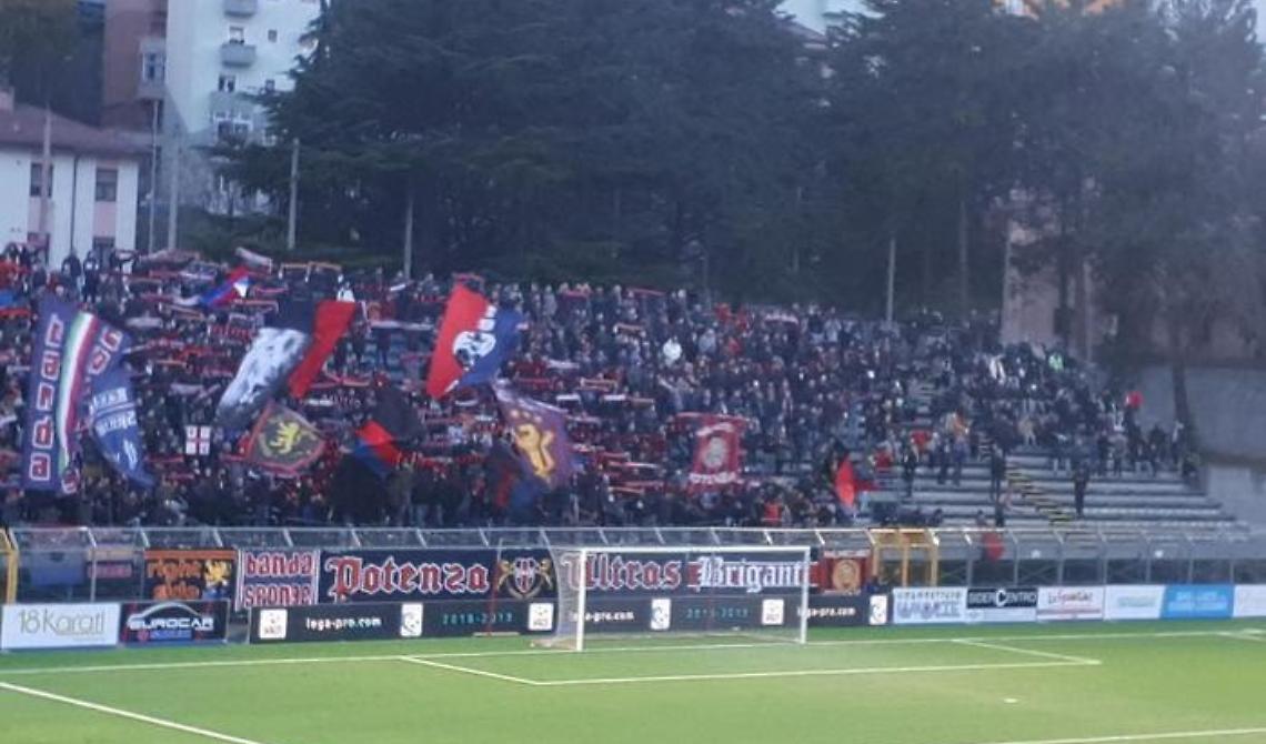 Potenza-Catania, vietata l trasferta ai tifosi siciliani