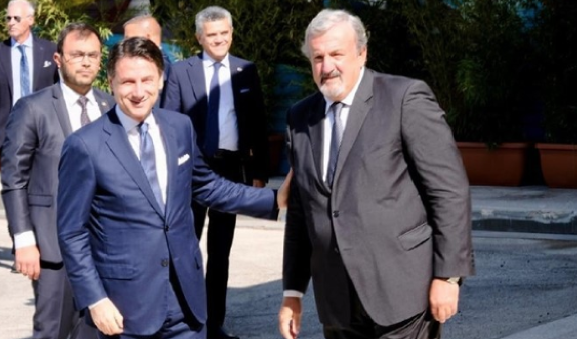 Emiliano a Conte : «Difenderemo il suo governo fino alla scadenza»