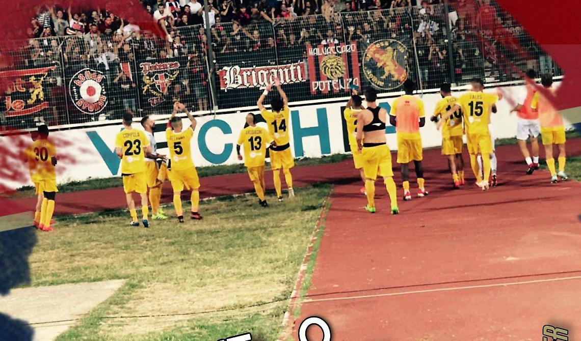 Il Potenza vola a Bisceglie: 3 a 0 e secondo posto in classifica 